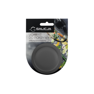 Silikonowy uchwyt do pokrywy szklanej 4121 szary