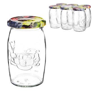 Słoik 335ml z zakrętką 22484