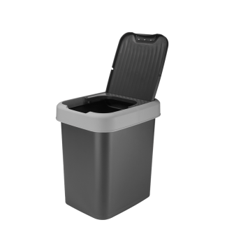 Kosz uchylny VALOR 12l 17415 szary ciemny