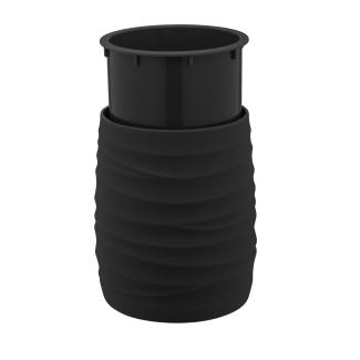 Szczotka wc AZURO 13271 czarny