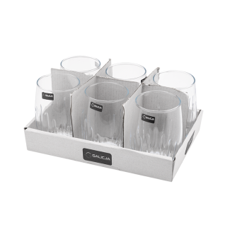 Szklanka LEYLA 370ml 30766 (tacka 6 sztuk) wzór 1