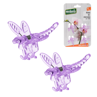 Klipsy do storczyka 4 sztuki 25110 fioletowy