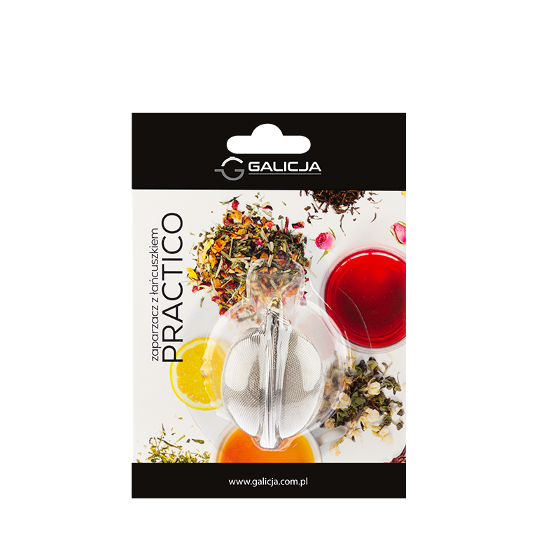 Zaparzacz nierdzewny z łańcuszkiem 4,5cm 20067