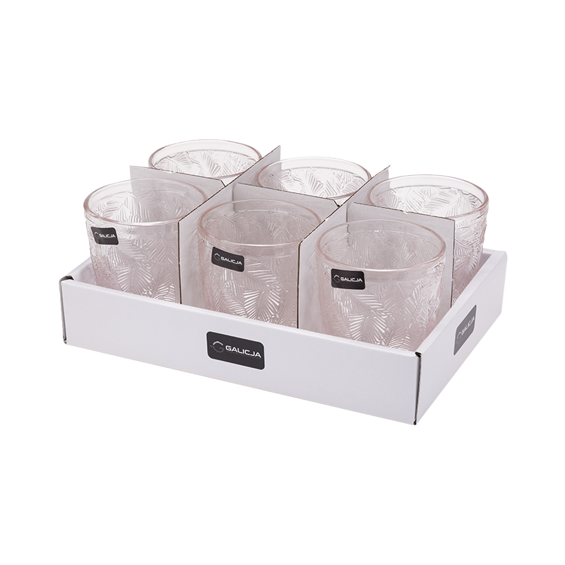 Szklanka niska BLATTER 300ml 33255 (tacka 6 sztuk)