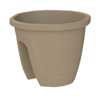 Doniczka balkonowa FANCE 30x30cm 25540 mokka