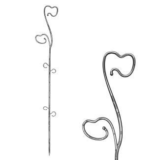 Podpórka do storczyka 59cm 23865 grafit