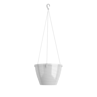 Doniczka wisząca AURORA 23cm 30070 biały