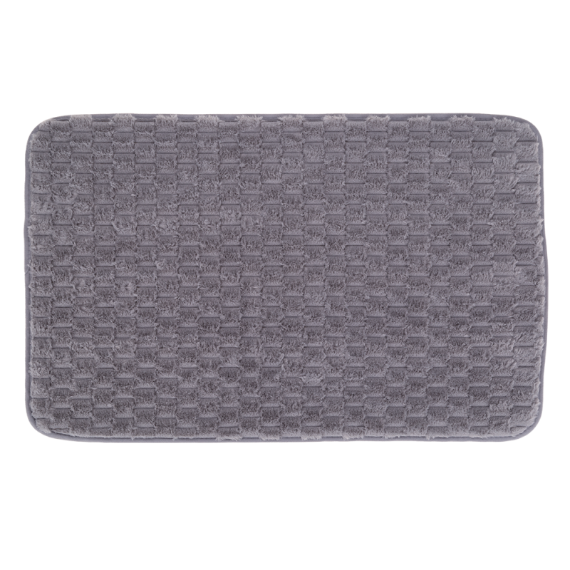 Komplet dywaników łazienkowych ANDORA 50x80/45x45/45x36cm 3 elementy 22235 szary jasny