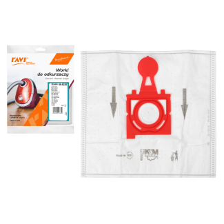 Worki Zelmer włókninowe 49.4220 4 szt. 10387 czerwony