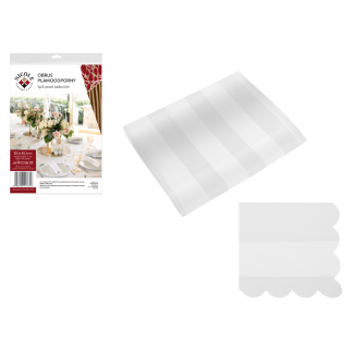 Obrus plamoodporny 120x160 cm 42375 biały