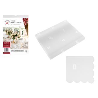 Obrus plamoodporny 120x160 cm 42377 biały