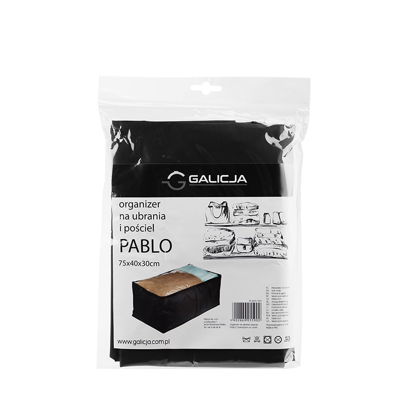 Organizer na ubrania i pościel PABLO 75x40x30cm 25590