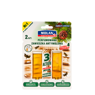 Perfumowana zawieszka antymolowa 00035 cedrowa