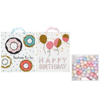 Torebka prezentowa HAPPY 270x320x110 mm 20367