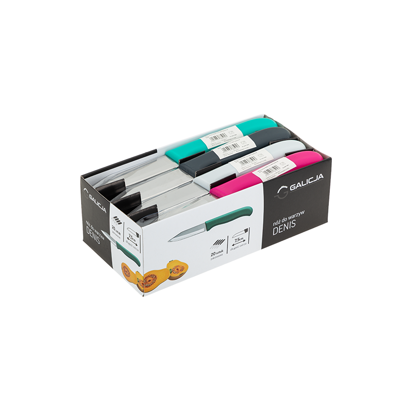 Nóż do warzyw DENIS 17cm 8505 (display 20 sztuk)