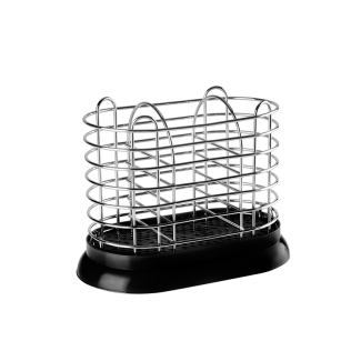 Ociekacz na sztućce z podstawką 0005 czarny