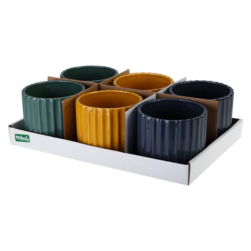 Osłonka ceramiczna KOLOR 12cm 26752 (tacka 6 sztuk)