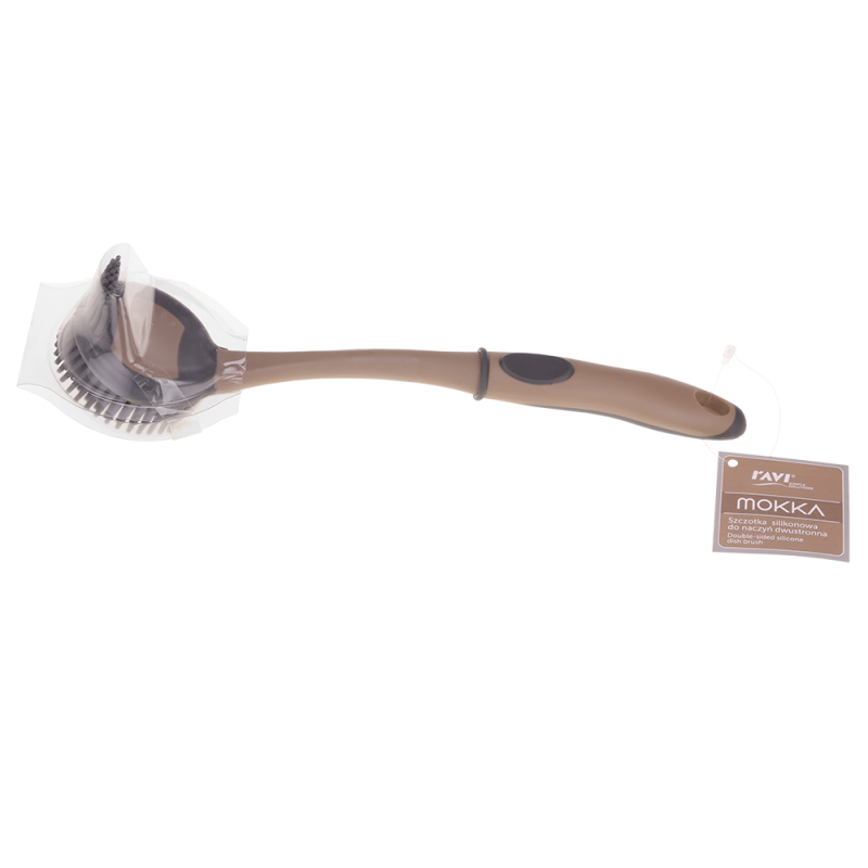 Szczotka silikonowa do naczyń dwustronna MOKKA 70234