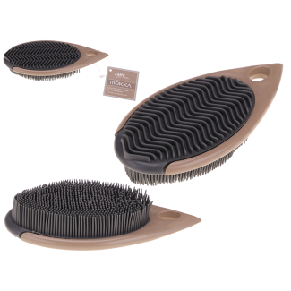 Szczotka silikonowa do szorowania MOKKA 70248