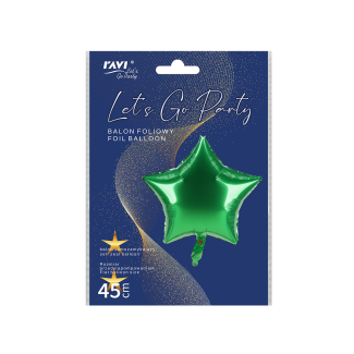 LGP Balon foliowy STAR 32118 green