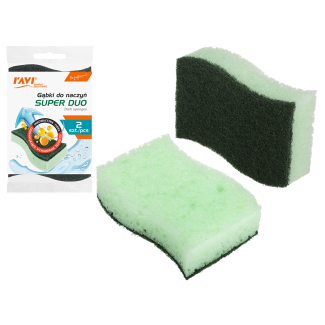 Gąbki do naczyń SUPER DUO 2 szt. 10524