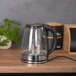 Czajnik elektryczny szklany HUBERT 1,8l 08437