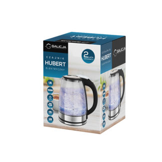 Czajnik elektryczny szklany HUBERT 1,8l 08437
