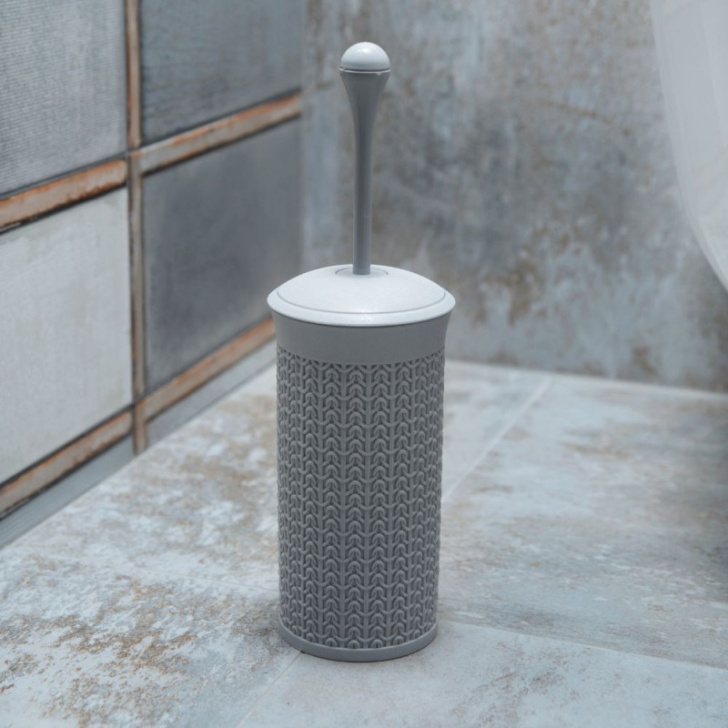 Szczotka wc WILLOW 22769 szary jasny