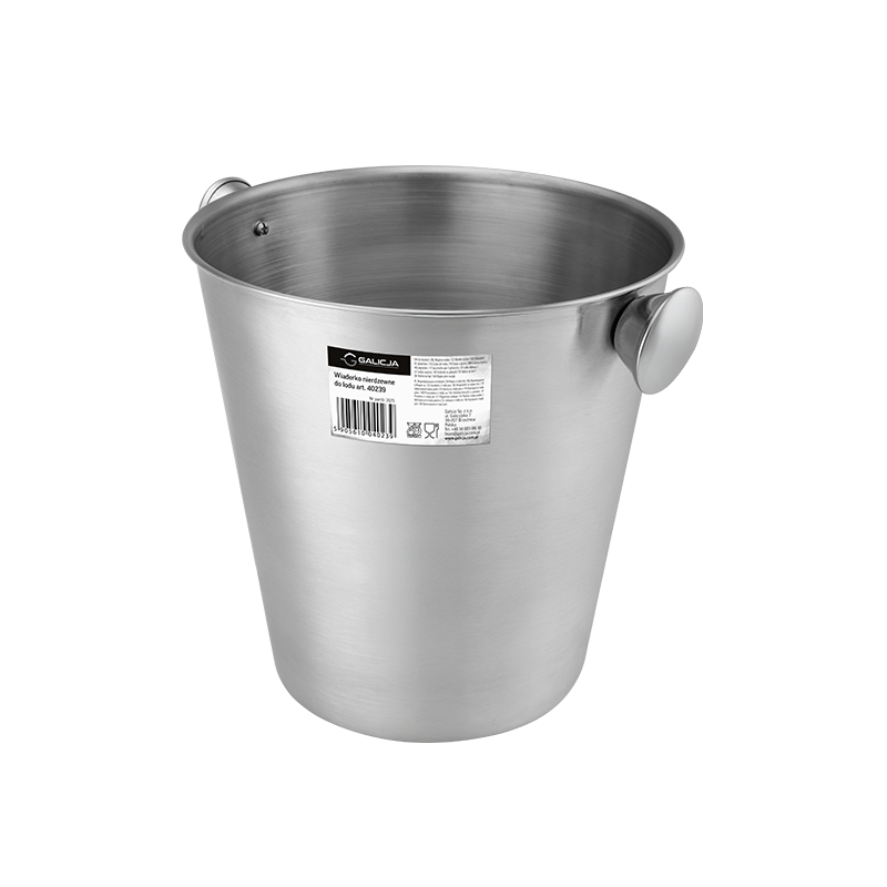 Wiaderko nierdzewne do lodu 20cm 40239