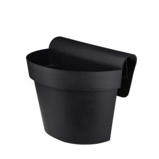 Doniczka balkonowa z uchwytem ESPRIT 30x20cm 43568 antracyt