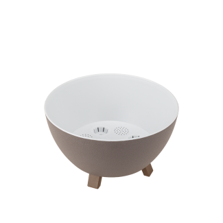 Doniczka z nóżkami POLO 2 25cm 42820 taupe