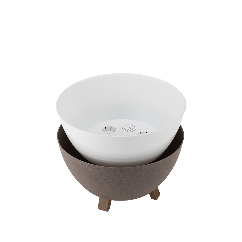 Doniczka z nóżkami POLO 2 25cm 42820 taupe