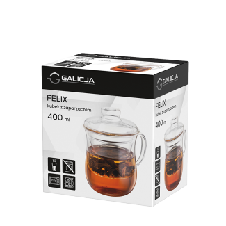 Kubek z zaparzaczem FELIX 400ml 40062