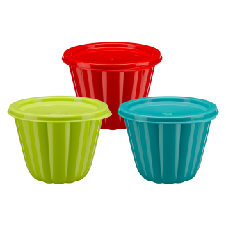 Komplet foremek do galaretek i deserów 200ml 3 sztuki 7465