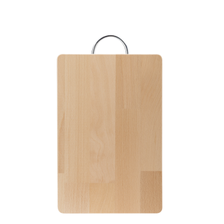 Deska do krojenia drewniana z uchwytem metalowym BRETTO 29,5x19,5cm 27743