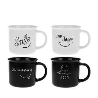 Kubek HAPPY 360 ml z porcelany New Bone 71499