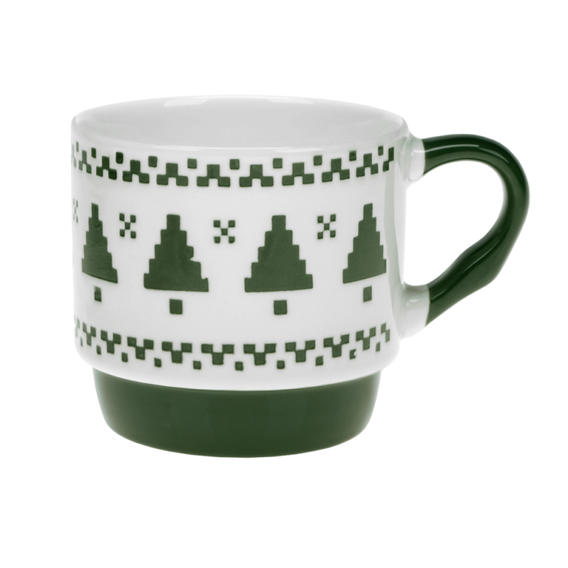 Kubek SNOWING 300ml z porcelany New Bone 91473