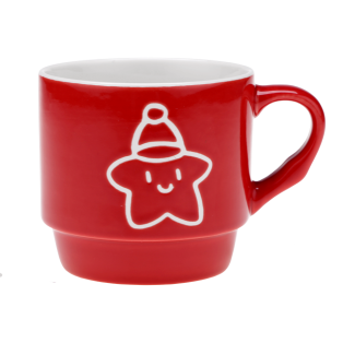 Kubek DECEMBER CHARM 300ml z porcelany New Bone 91472