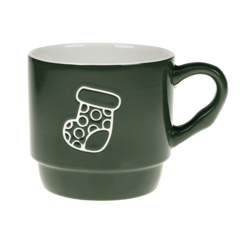 Kubek DECEMBER CHARM 300ml z porcelany New Bone 91472