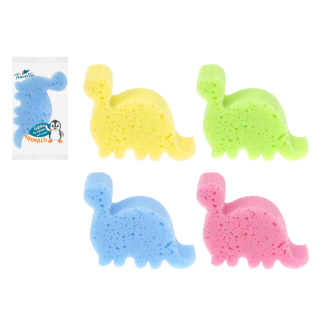 Gąbka do kąpieli ANIMALS DINOZAUR 00575 mix kolorów