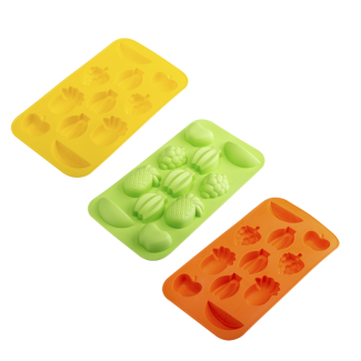 Foremki do kostek lodu FRUITS 13585