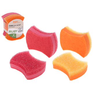 Gąbki do naczyń RUBY 2 szt. 10515