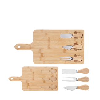 Bambusowy zestaw do serów 91879