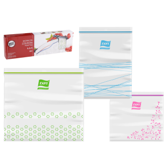 WO Woreczki strunowe 15 szt. mix rozmiarów 40254