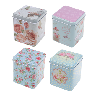 WO Puszka metalowa kwadratowa art.22188