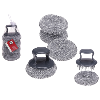 WO Zestaw zmywaków 4 szt. z uchwytem 40298