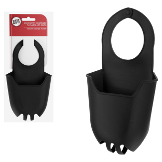 WO Silikonowy organizer na gąbkę art. 50250 czarny