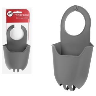 WO Silikonowy organizer na gąbkę art. 50250 szary