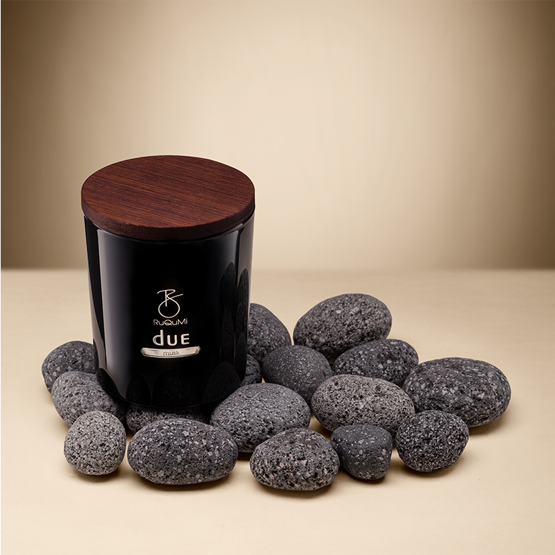 Świeca sojowa zapachowa Ruqumi Due Musk 150g 72062