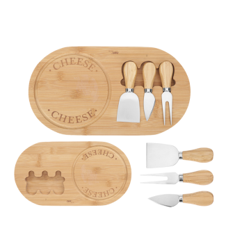 Bambusowy zestaw do serów 91866